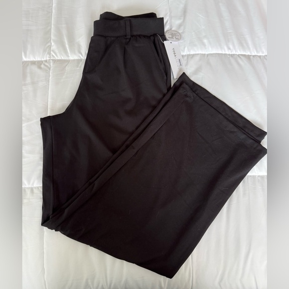 Yogalicious Black Women's Trousers - Picture 1 of 3
